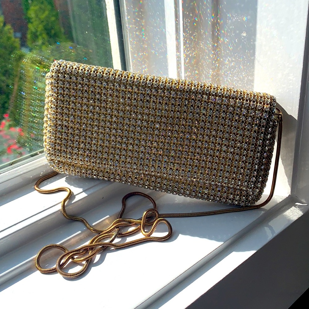 Aqua evening bag